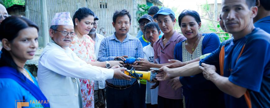 बेलबारीमा बाँसको हस्तकला सम्बन्धी तालिम सम्पन्न, लघु उद्यममार्फत रोजगारी सिर्जना गर्ने उद्देश्य