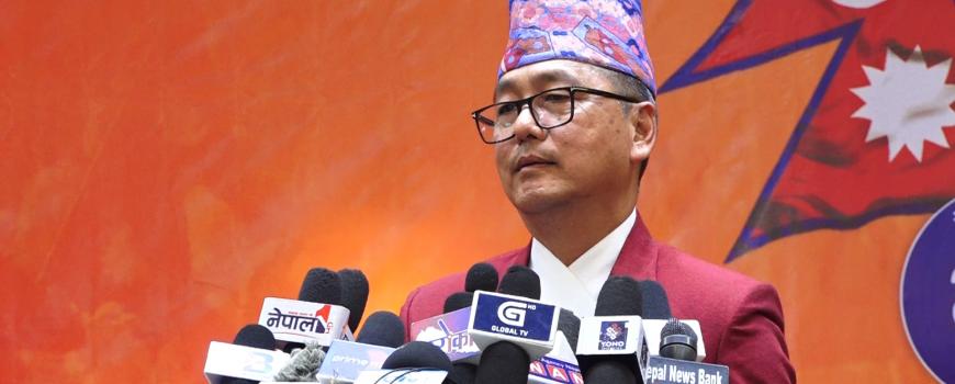 अध्यक्ष लिङदेनको चेतावनी : आन्दोलनमा दमनको सहारा लिएमा बढारिनुपर्ने छ