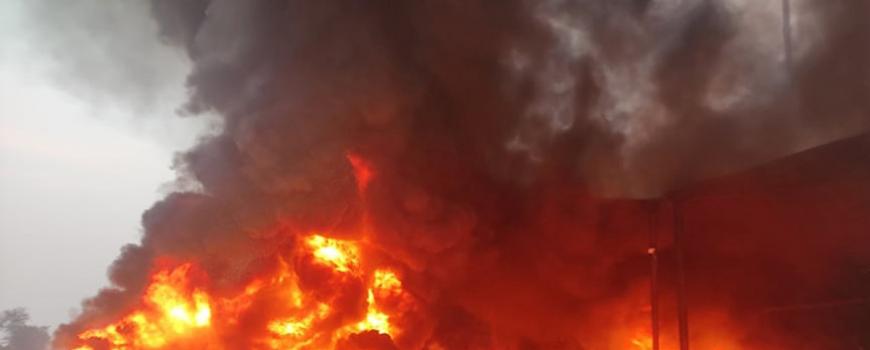 उदयपुरको बेलटारमा आगलागीबाट दुई जनाको मृत्यु