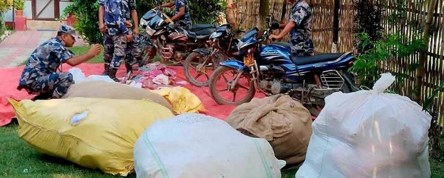 सुनसरीबाट भन्सार छलीका ६ करोड भन्दा बढी सामान बरामद