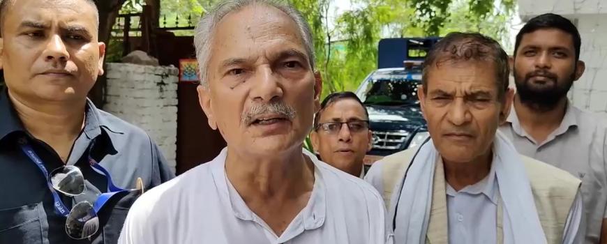 रविलाई भेटेपछि अध्यक्ष भट्टराईले भने : ‘जनप्रतिनिधिलाई थुनामा राख्दा जनतालाई अन्याय हुन्छ’