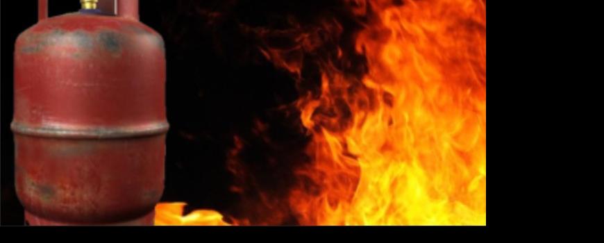 ग्यास सिलिण्डर चुहावट भएर आगलागी हुँदा एक वृद्धा घाइते