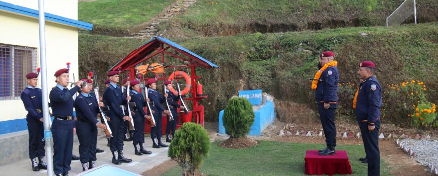 प्रदेश प्रहरी प्रमुखबाट जिल्ला प्रहरी कार्यालय सोलुखुम्बुको निरीक्षण प्रदेश प्रहरी प्रमुखबाट जिल्ला प्रहरी कार्यालय सोलुखुम्बुको निरीक्षण