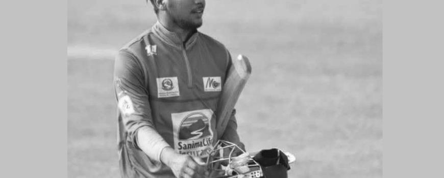 विराटनगरमा मोटरसाइकल दुर्घटनामा राष्ट्रिय क्रिकेट खेलाडी मिनष थापाको निधन