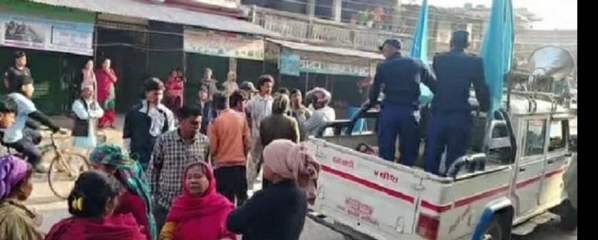 सल्यानमा रास्वपाको प्रचारमा प्रयोग भएको गाडीमा मदिरा र खाद्यान्न फेला