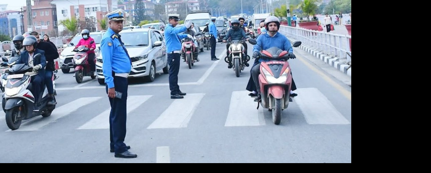एकैदिन १५९२ सवारीसाधन कारबाही, २० लाख २४ हजार राजस्व सङ्कलन